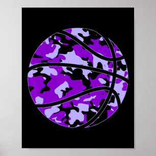 Lila Sketll Camo - Lila Camouflage Sketll Poster