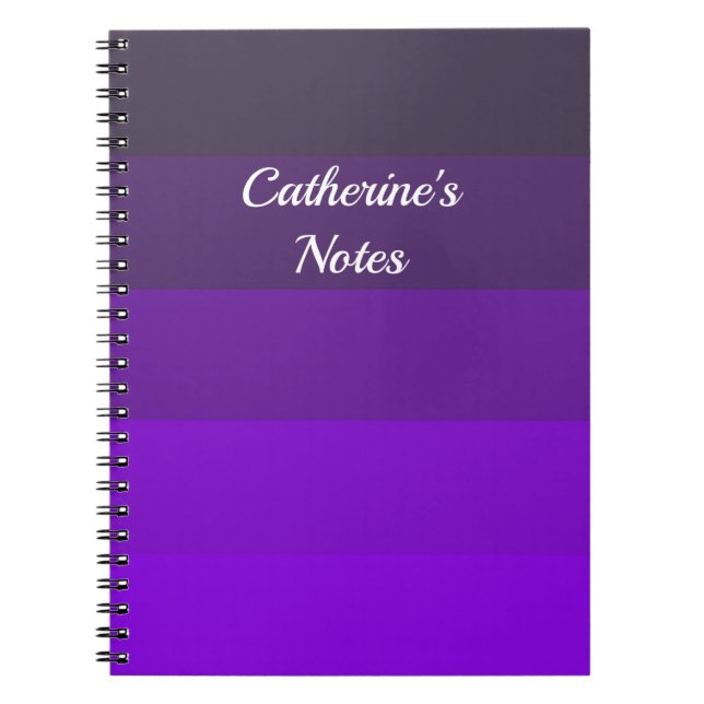 Lila skuggor anteckningsbok (Framsidan)