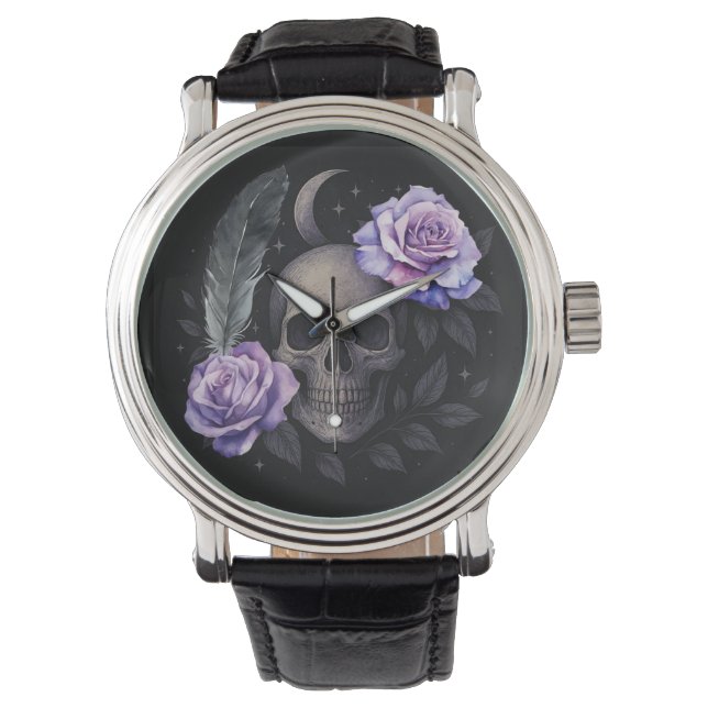 LILA SKULL ARMBANDSUR (Framsida)