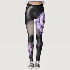 LILA SKULL LEGGINGS