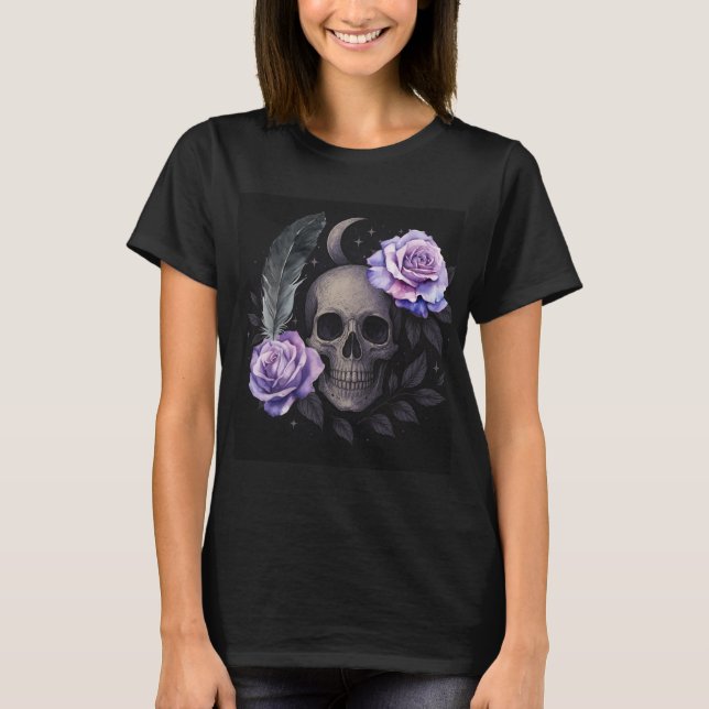 LILA SKULL T-Shirt (Framsida)
