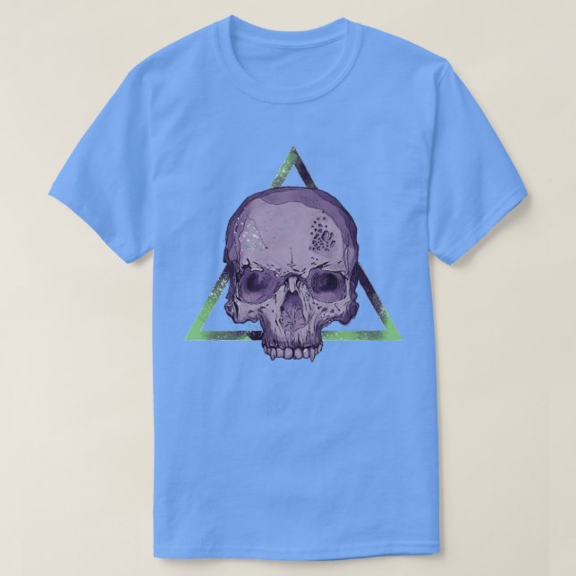 Lila Skull T Shirt (Design framsida)