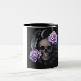 LILA SKULL Två-Tonad MUGG