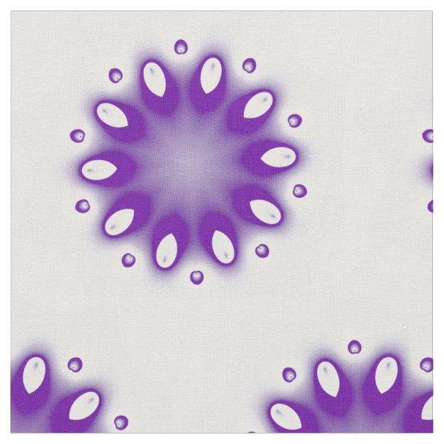 Lila Smärtdroppar Tyg (Närbild)