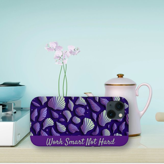Lila Snäckorna Fodral-Mate iphone case (Skapare uppladdad)