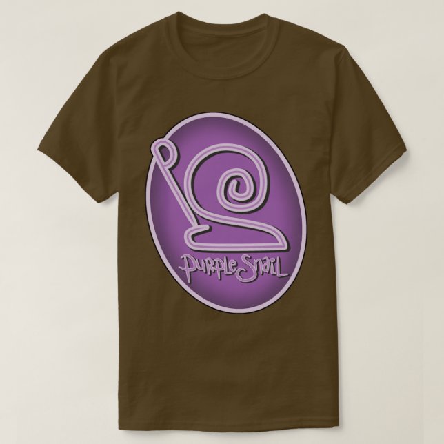 lila snigel t shirt (Design framsida)
