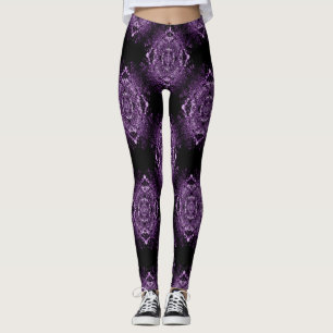 Lila Snöre Leggings