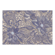 Lila snöre och diamant