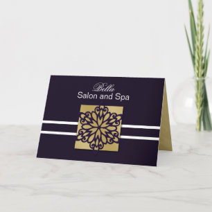 lila snowflake Business - tackkort