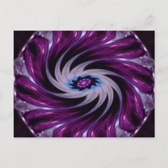 Lila Snurr Vykort (Framsida)