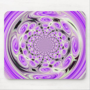 Lila Soft Cloud Swirl Mousepad Musmatta