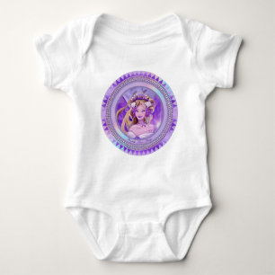 Lila Sol Fairy Baby Bodykostym T Shirt