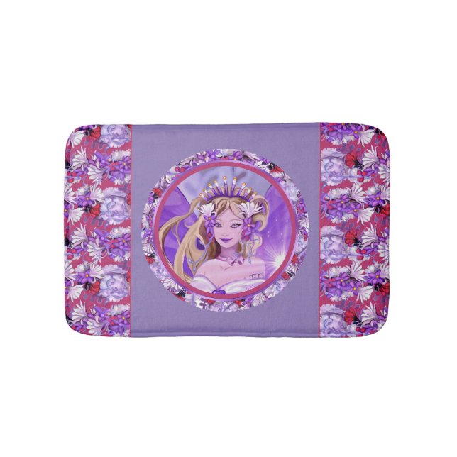 Lila Sol fairy Bath Mat Badrumsmatta (Framsidan)