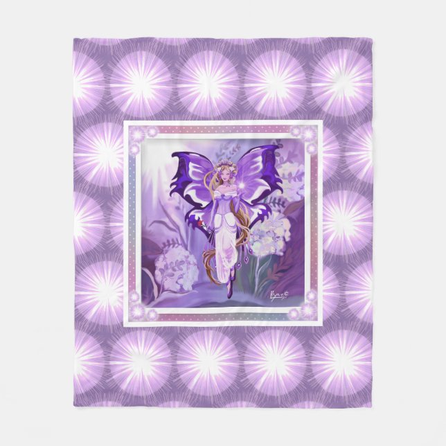 Lila Sol Fairy Fleece Blanket (Framsidan)