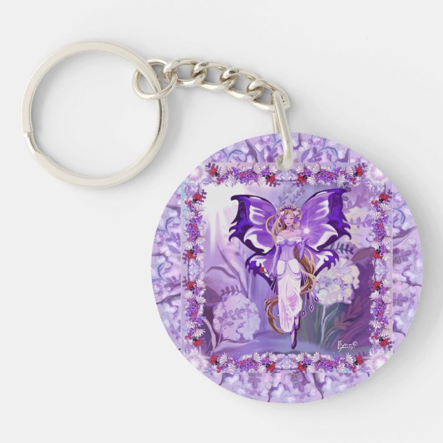 Lila Sol Fairy Keychain (Framsidan)