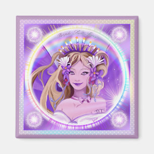 Lila Sol Fairy Magnet