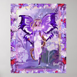 Lila Sol Fairy Photo Print Poster