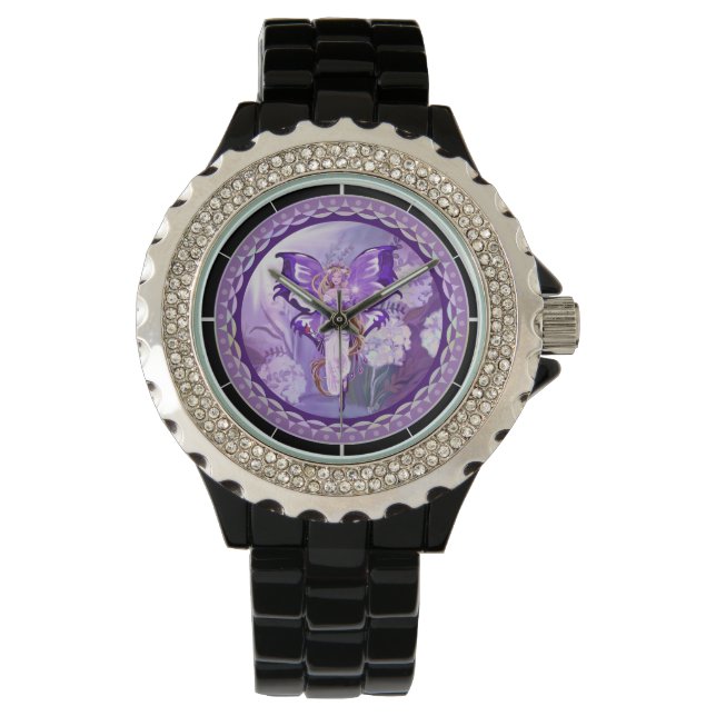 Lila sol Fairy Watch Armbandsur (Framsida)