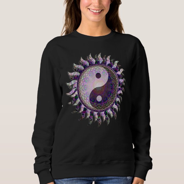 Lila Sol Mandala av Amelia Carrie T Shirt (Framsida)