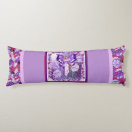 lila sol-mejeriet kroppskudde