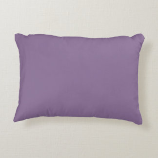 Lila Solid Färg Lavender Silke Prydnadskudde