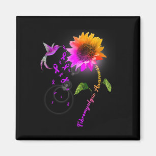 Lila Solros Hummingbird Magnet