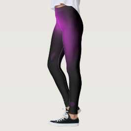Lila Solstråle Virvlande Ljus Leggings