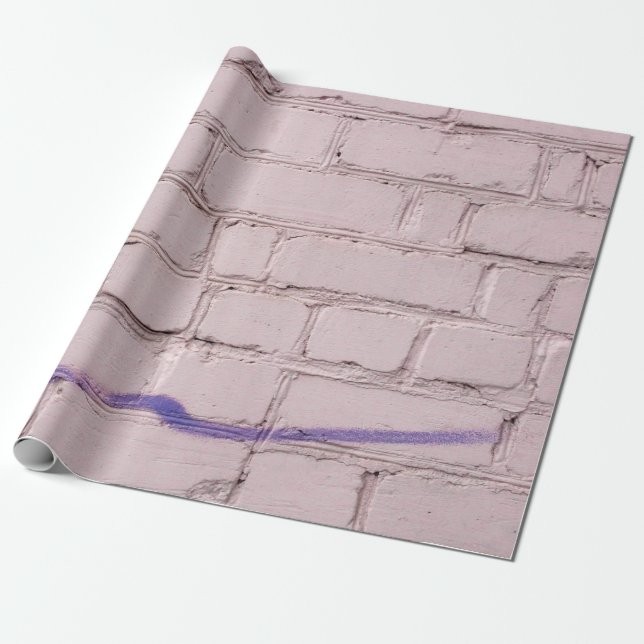 LILA SOM PÅGÅR PÅ VITBRICK PRESENTPAPPER (Utrullad)