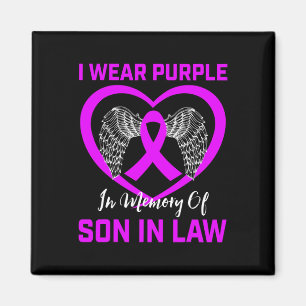 Lila son-förlust i juridik Pancreatic Cancer Aware Magnet