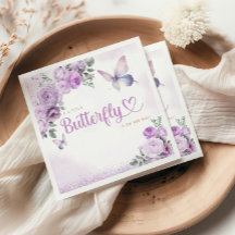 Lila söt en liten fjärilsknappdusch