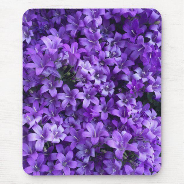 Lila Söt Flowers Musmatta (Framsidan)