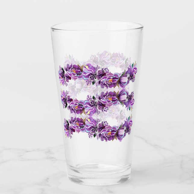 Lila Soul Glass Glaskopp (Framsida)
