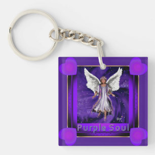 Lila Soul Keychain
