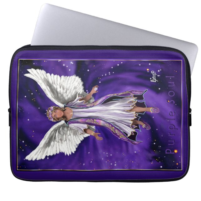 Lila Soul Laptop Fodral (Framsidan)