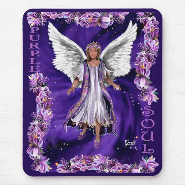 Lila Soul Mouse Pad Musmatta (Framsidan)