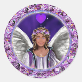 Lila Soul Runt Klistermärke