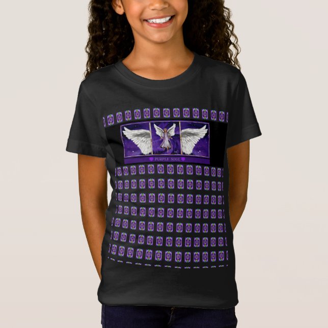 Lila Soul Tanktop T Shirt (Framsida)