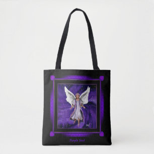 Lila Soul Tote Bag Tygkasse