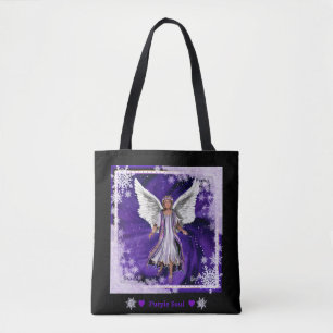 Lila Soul Tote Bag Tygkasse