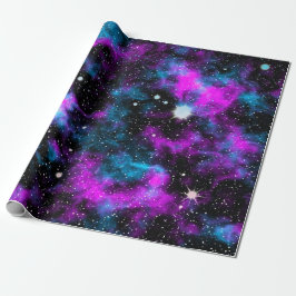 Lila Space Galaxy Cosmic Space Stars Presentpapper