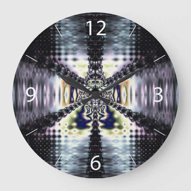 Lila Space Stor Klocka (Framsida)