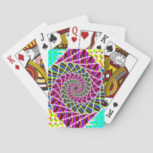 Lila Spiral (du kan lägga till ord ) Casinokort