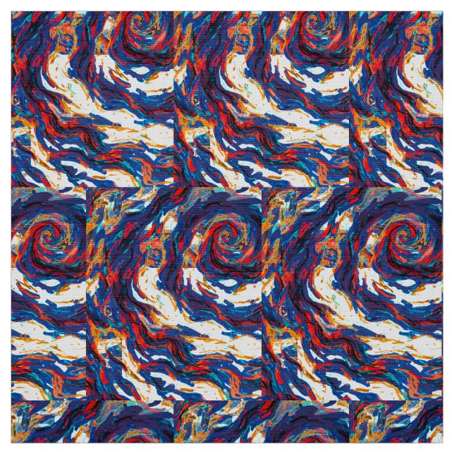 Lila Spiral Galaxy Tyg (Provkarta)