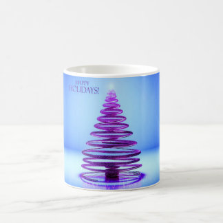 Lila Spiral Julgrans Mugg