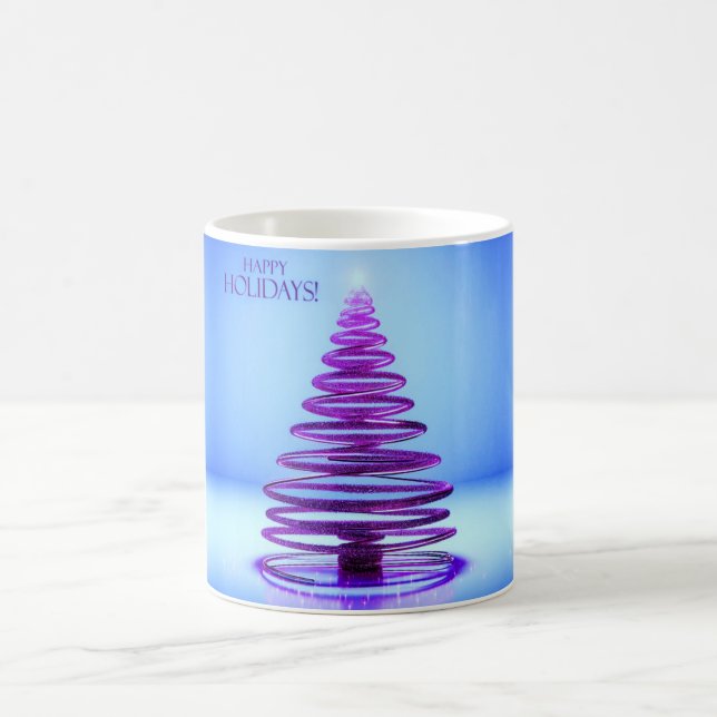 Lila Spiral Julgrans Mugg (Center)