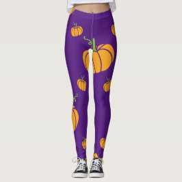 Lila Spooky Halloween Leggings