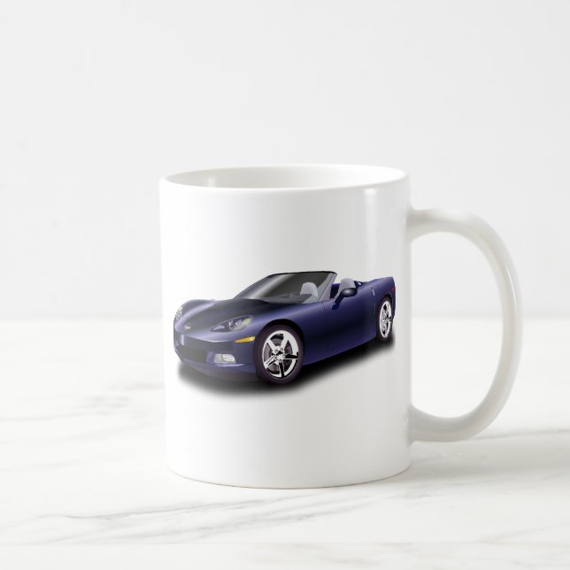 Lila sportbil kaffemugg (Höger)