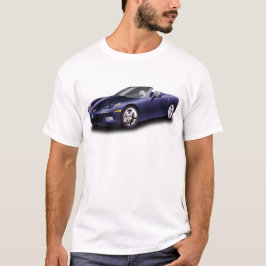 Lila sportbil t-shirt