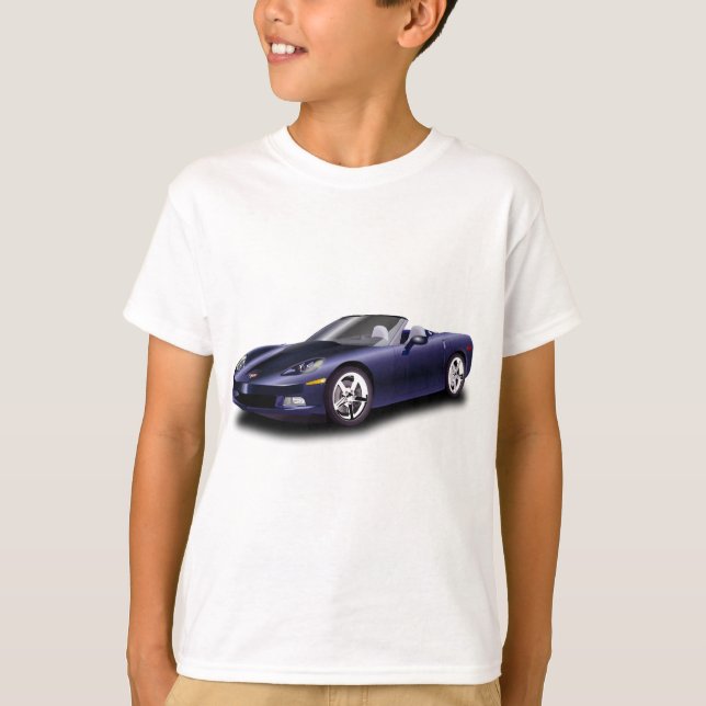 Lila sportbil t shirt (Framsida)
