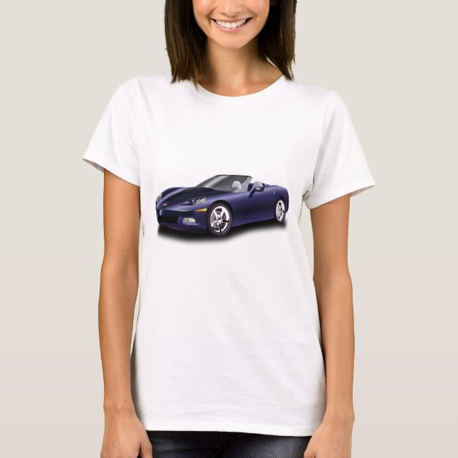 Lila sportbil t-shirt (Framsida)